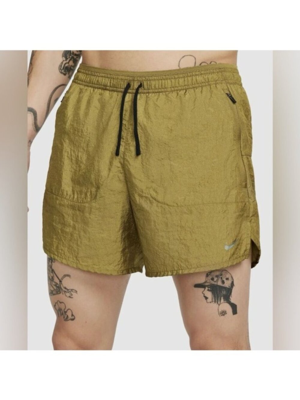 Nike Stride Running Division Men's Dri-FIT Shorts - Gold